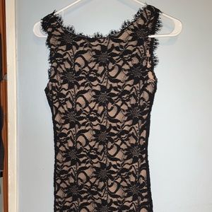 Black Lace Cocktail Dress (women’s 3/4)